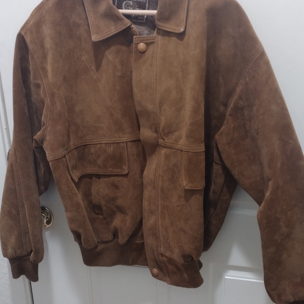 Men's Brown Suede Jacket